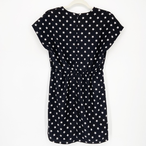 Revolve Super down Klara Deep V Star Print Dress Small - Picture 3 of 8